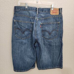 Levis 569 Shorts Mens Size 36 Loose Straight Denim  Blue Casual Wear